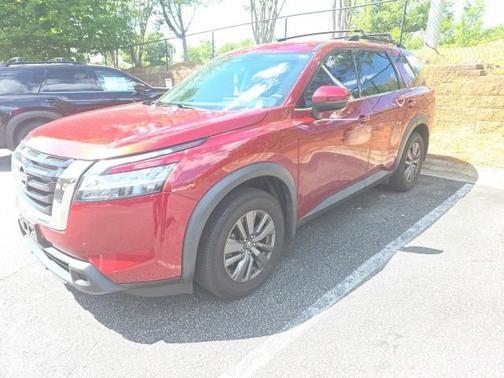 Scarlet Ember 2022 Nissan Pathfinder SV