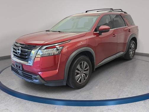 Scarlet Ember 2022 Nissan Pathfinder SV