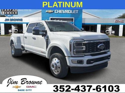 White Metallic 2024 Ford F-450 Platinum