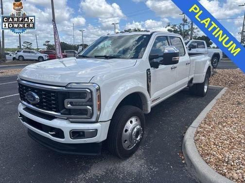 White 2024 Ford F-450 Platinum