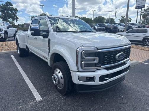 White 2024 Ford F-450 Platinum