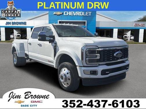 White Metallic 2024 Ford F-450 Platinum