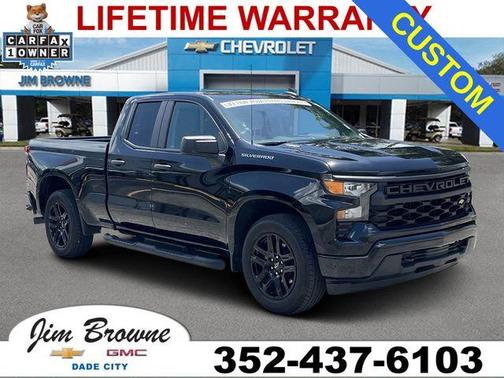 Black 2024 Chevrolet Silverado 1500 Custom