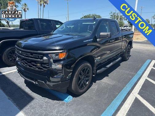 Black 2024 Chevrolet Silverado 1500 Custom