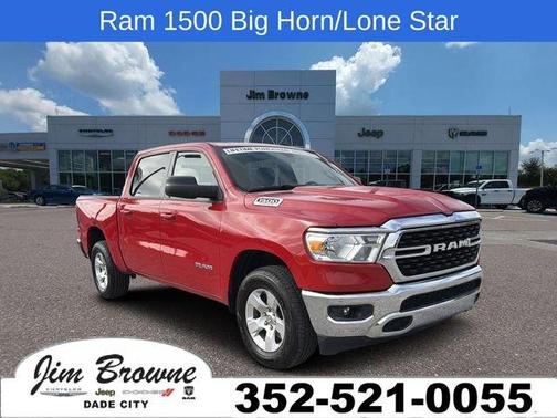 Red 2022 RAM 1500 Big Horn