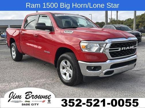 Red 2022 RAM 1500 Big Horn