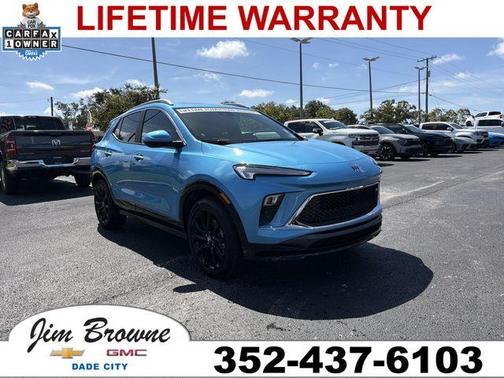 Aquamarine Blue Metallic 2025 Buick Encore GX Sport Touring