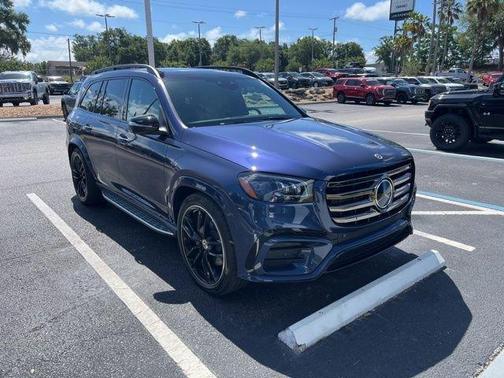 Mystic Blue Metallic 2026 Mercedes-Benz GLS 580 Base 4MATIC