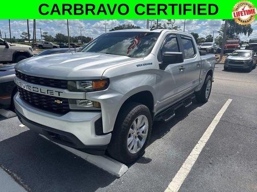 Silver Ice Metallic 2021 Chevrolet Silverado 1500 Custom