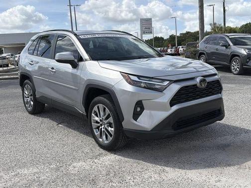 Silver 2023 Toyota RAV4 XLE Premium