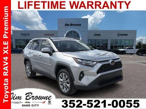 Silver 2023 Toyota RAV4 XLE Premium
