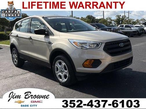 White Gold Metallic 2017 Ford Escape S