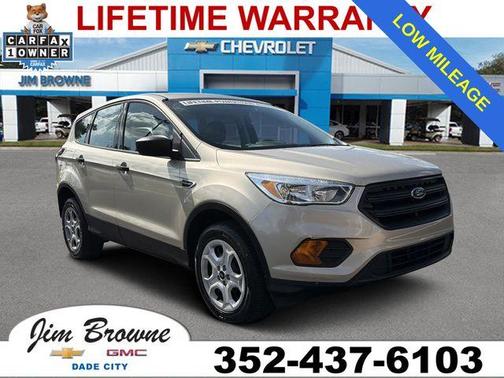 White Gold Metallic 2017 Ford Escape S