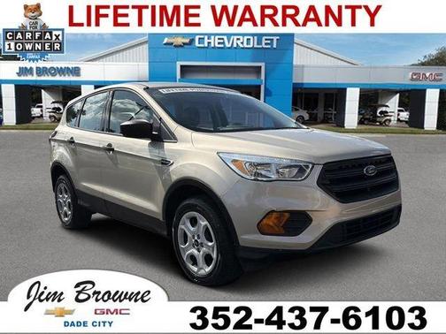 White Gold Metallic 2017 Ford Escape S