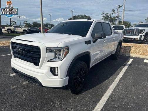 Summit White 2021 GMC Sierra 1500 Elevation