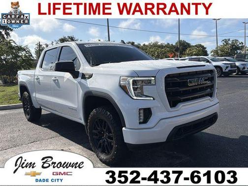 Summit White 2021 GMC Sierra 1500 Elevation