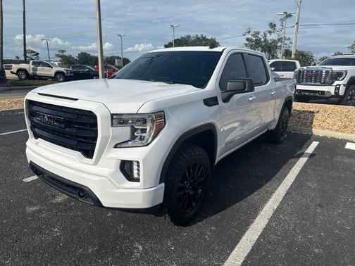 Summit White 2021 GMC Sierra 1500 Elevation