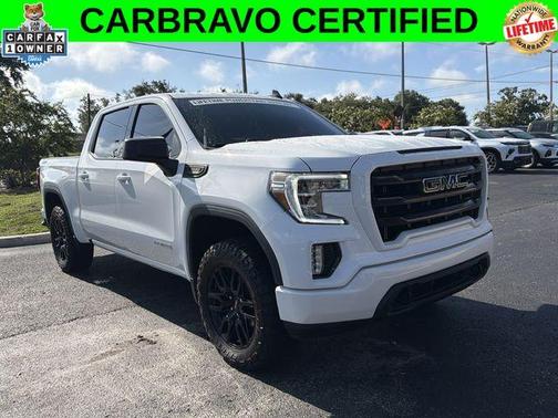 Summit White 2021 GMC Sierra 1500 Elevation