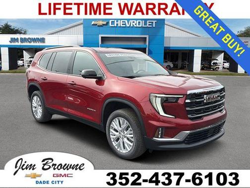 Volcanic Red 2026 GMC Acadia Elevation