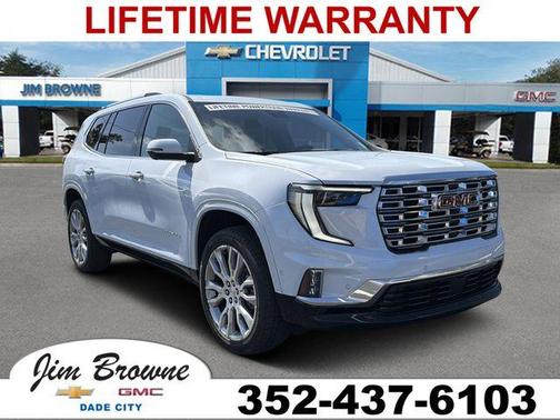 Glacier White 2026 GMC Acadia Denali