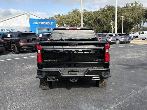 Black 2026 Chevrolet Silverado 1500 Custom Trail Boss