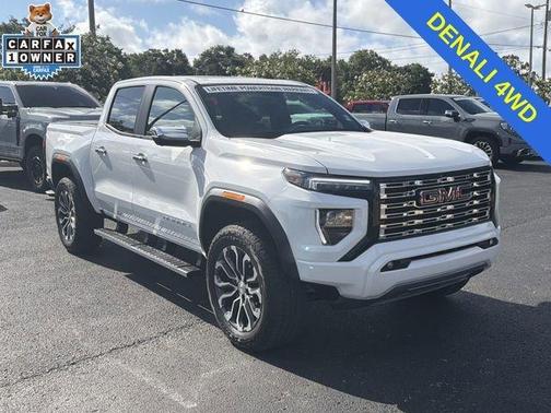 Summit White 2025 GMC Canyon Denali
