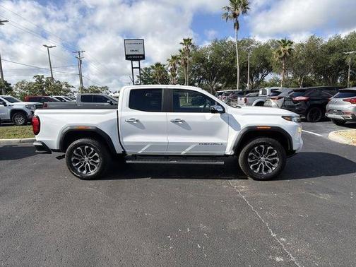 Summit White 2025 GMC Canyon Denali