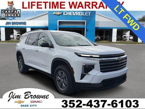 Summit White 2025 Chevrolet Traverse LT