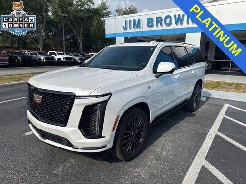 Crystal White Tri-Coat 2025 Cadillac Escalade Sport Platinum