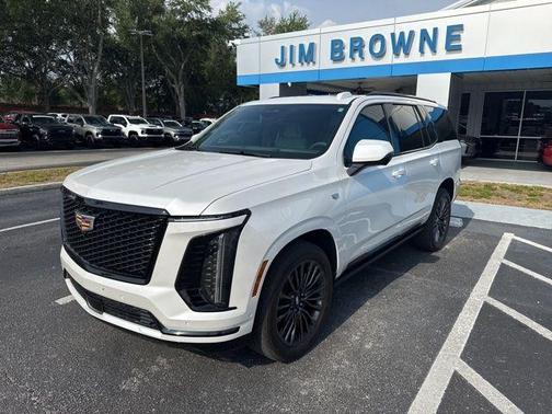 Crystal White Tri-Coat 2025 Cadillac Escalade Sport Platinum