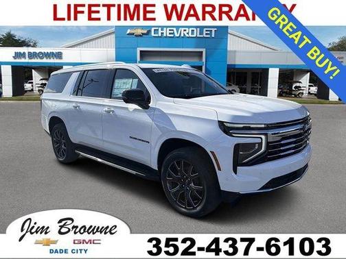 Summit White 2026 Chevrolet Suburban LT