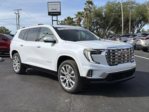 Glacier White 2026 GMC Acadia Denali