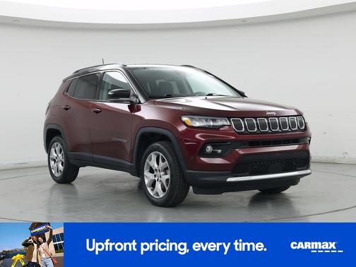 Burgundy 2022 Jeep Compass Limited