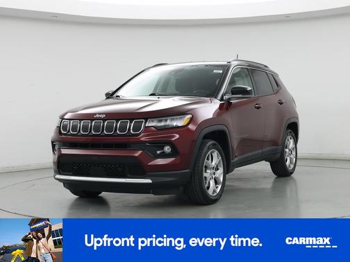 Burgundy 2022 Jeep Compass Limited
