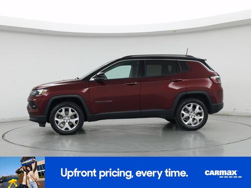 Burgundy 2022 Jeep Compass Limited