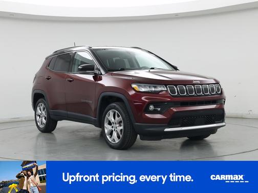 Burgundy 2022 Jeep Compass Limited