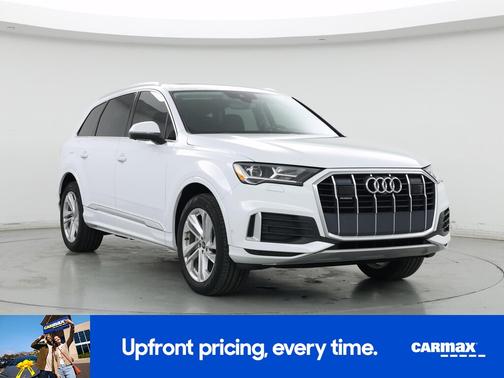 White 2021 Audi Q7 Premium Plus
