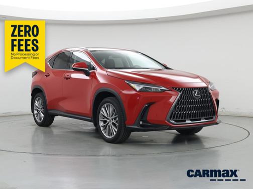 Red 2025 Lexus NX 350 Premium