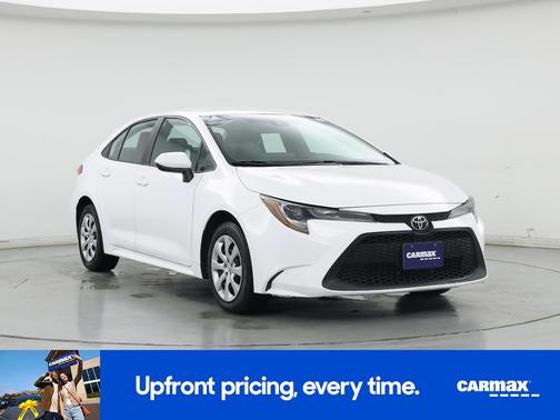 White 2022 Toyota Corolla LE