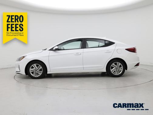 White 2020 Hyundai ELANTRA SEL