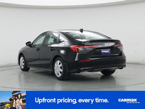 Black 2023 Honda Civic LX
