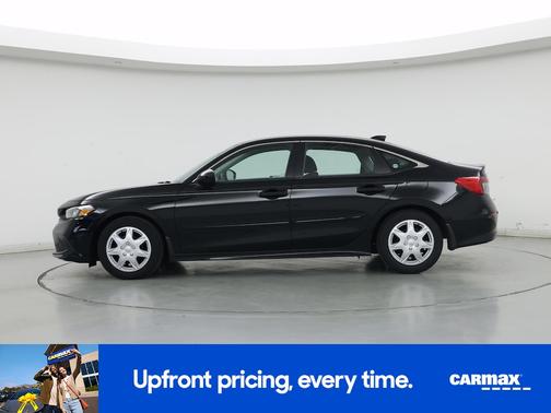 Black 2023 Honda Civic LX
