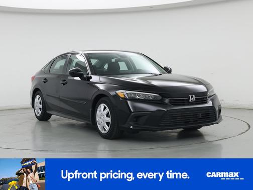Black 2023 Honda Civic LX