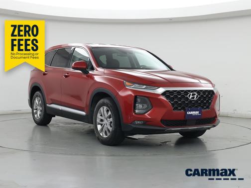 Red 2019 Hyundai SANTA FE SEL