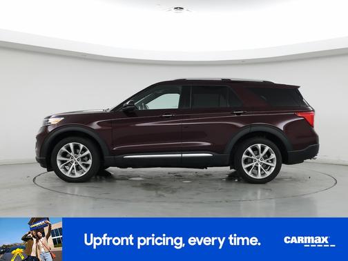 Burgundy 2022 Ford Explorer Platinum