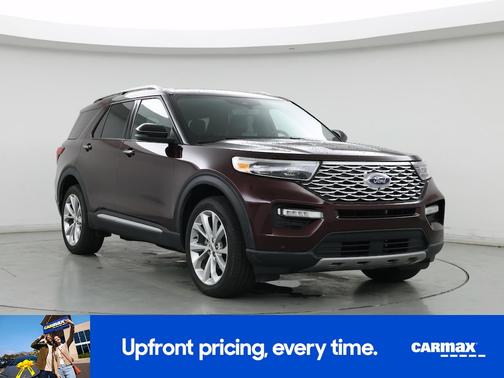 Burgundy 2022 Ford Explorer Platinum