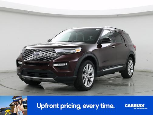 Burgundy 2022 Ford Explorer Platinum