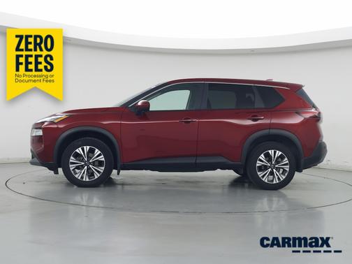 Red 2023 Nissan Rogue SV