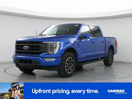 Blue 2021 Ford F-150 Lariat