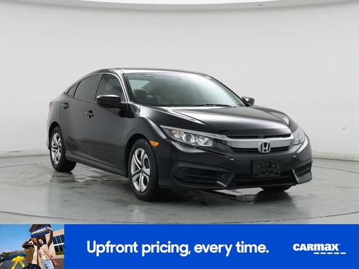 Black 2018 Honda Civic LX